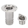 Garboard Drain Plug,316 Stainless Steel Oval Garboard Drain Plug Vent