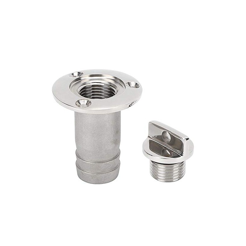 Garboard Drain Plug,316 Stainless Steel Oval Garboard Drain Plug Vent