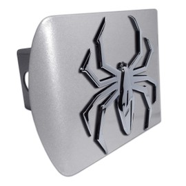 Elektroplate Metalhead Lightning Spider Brushed Chrome All Metal Hitch Cover