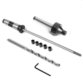 PM-002/MT1 Pen Mandrel Kit with 5pc Bush, 7mm Drill Bit and Mandrel Saver, MT1 for woodturning.