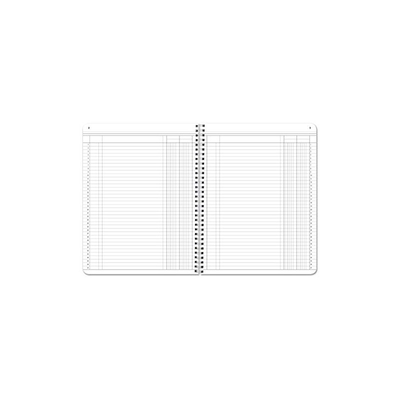 BookFactory 2 Column Ledger Book/Account Book/Accounting Ledger/Notebook Two Columns Columnar