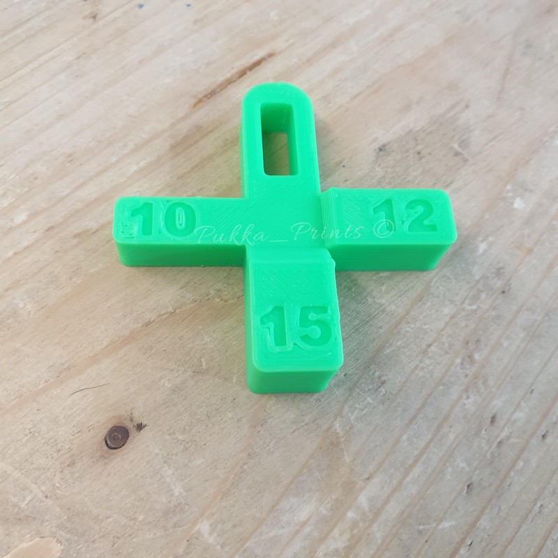 Multi Size Paver Spacers 10mm, 12mm & 15mm Paving Plastic