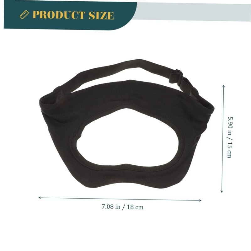 IWOWHERO Adjustable VR Eye Mask Cover Breathable Sweatband for Virtual