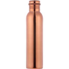 HealthGoodsAU - Traveller's Pure Copper Water Bottle for Ayurvedic Health Benefits holds 950 Ml (32.12 US Fluid Ounce) Water | Leak Proof and Joint Free