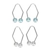2 Pairs Dimple Trainer Stainless Steel Easy to Wear Develop