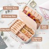 Belanttega MRS Travel Jewelry Case for Bride Jewelry Box Small