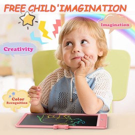 Kids LCD Writing Tablet, 10 Inch Electronic Digital Writing Screen Doodle Board for 3-7 Years Old Kits,Handwriting Paper rawing Tablet Adults at Home,School and Office