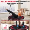 K KENSONE 48" Foldable Rebounder Trampoline for Adults with Bungee,
