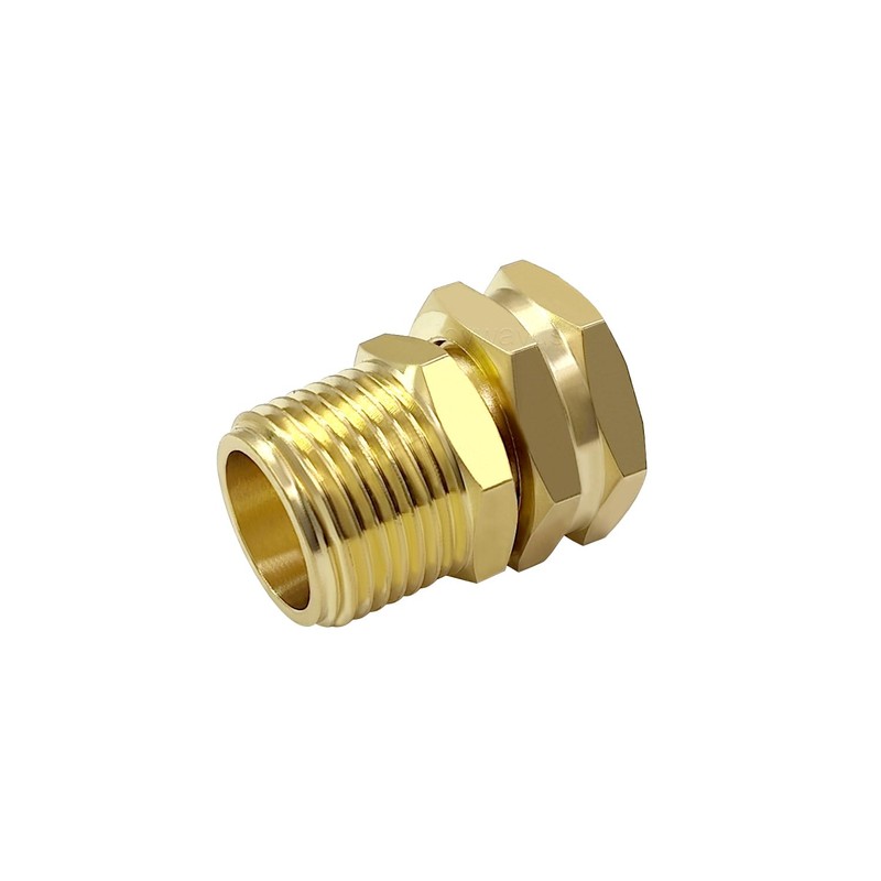 Joywayus Brass Garden Hose Shut Off Valve Full Flow, 3/4"GHT