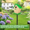 Bird Feeder Pole for Outdoors - 68in Adjustable Heavy-Duty Bluebird