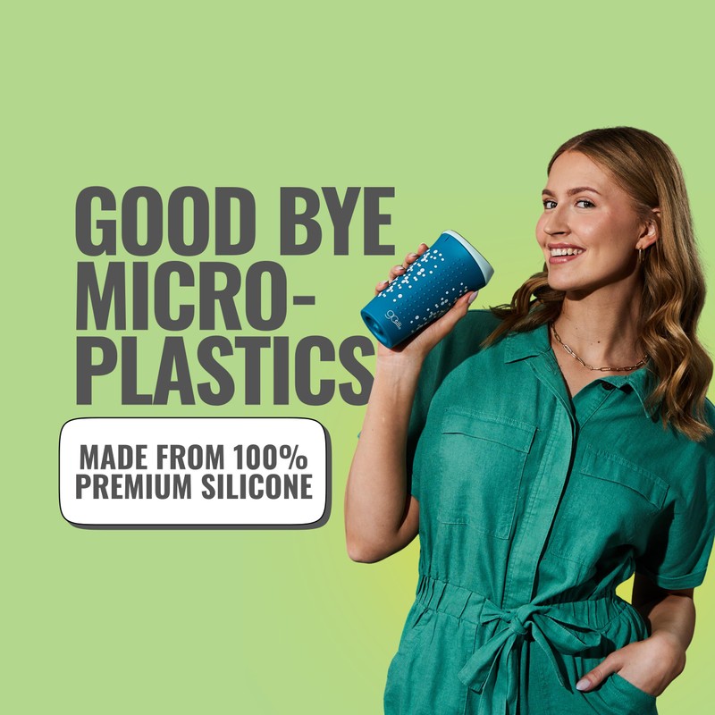 GoSili To-Go Cup with Lid – Teal, 16oz.