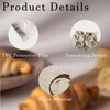 Reusable Linen Bread Bags with TPU Liner - 11.8" x