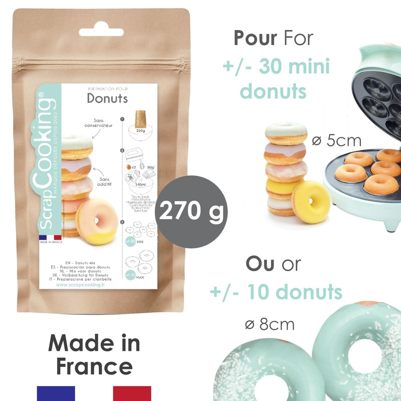 ScrapCooking - Preparazione per Ciambelle e Donuts 270 g -