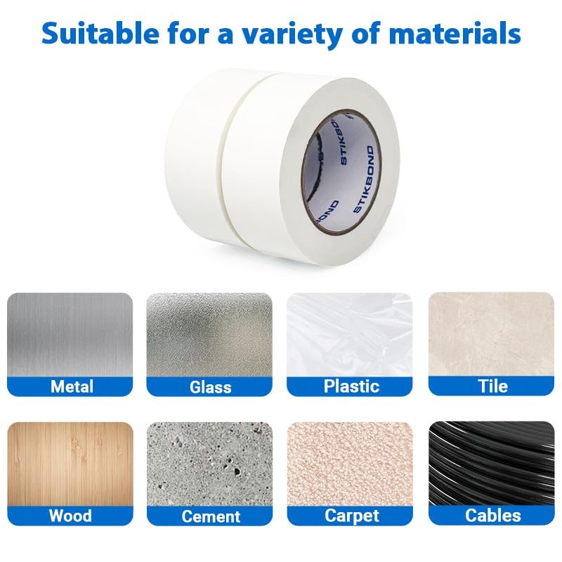 STIKBOND Heavy Duty White Gaffers Tape 2 inch x 30