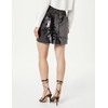 The Drop Women's Flora Sequin Mini Skirt Pewter, M