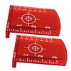 Laser Targets 2 Pack Magnetic Ground Laser Target High Visibility