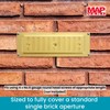 MAP 943-33 Metal Adjustable Air Vent 9” x 3”, Single