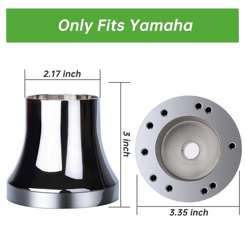 Adaptador de montaje para volante de carro de golf de