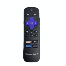 generic OEM Part - Remote Control for Hisense Roku TV Smart 43H4E, black