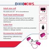 Dixie EMS Adult BP Cuff Dual Head Stethoscope and Blood