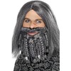 Ocean PIRTAE Wigs/Wig Beard Set – Gray SMI – 43284