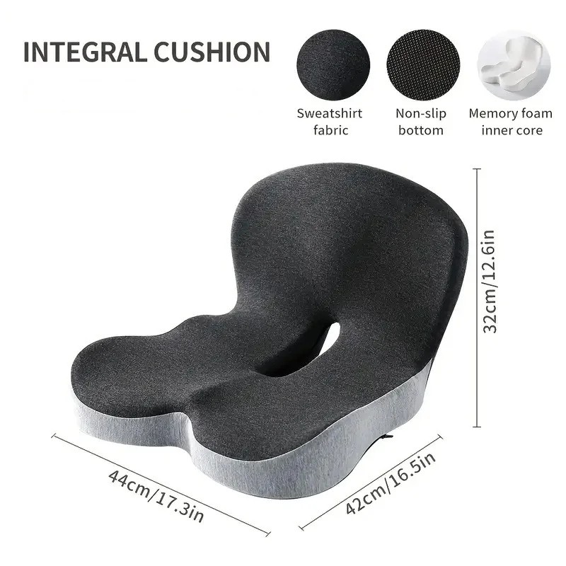 Memory Foam Lumbar Support Pillow for Sitting Comfort – Waist