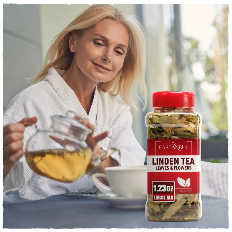Eastanbul Linden Tea, 1.23oz, Linden Flower Loose Leaf Tea, AKA