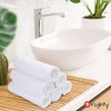 Orighty 6-Pack White Hand Towels - Quick Drying & Absorbent