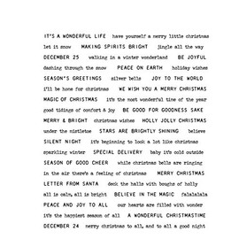 Tim Holtz Stampers Anonymous Holidays 2020 Tiny Text Christmas Cling Stamp Set CMS424