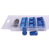 [Partools] Lock Nuts Blue Car Tire Wheel Nuts M12 Short