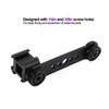 Triple Cold Shoe Extension Bracket Aluminium Alloy Microphone Stand Mount