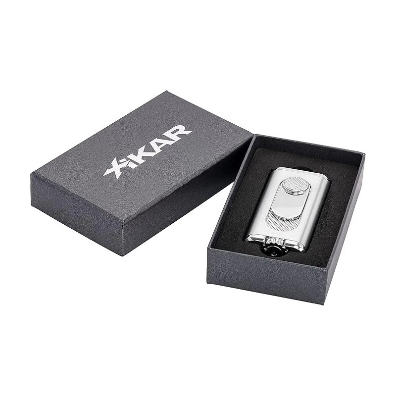 Xikar Verano Flat Flame Cigar Lighter, Attractive Gift Box, Elegant