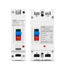 QQAMOGNNK Solar Molded Case Circuit Breaker Overload Protection Switch Protector for Solar Photovoltaic 1P 2P (Color : 1P, Size : 150A)