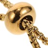 Sewroro 3pcs Adjustable Bracelet Slider Extender Chains Stainless Steel Bracelet