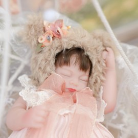 Cloveray Interactive Baby Doll | Realistic and Movable Body, Detachable Costume, Water Play OK|Perfect Doll for Birthday, Anniversary, Celebration, Interior Decoration (Name Lulu) (Sheep)