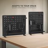 Mount-It! Clamp-On Pegboard Organizer | Adaptable Desk Storage for Home