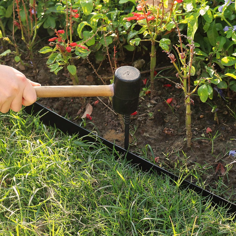 Gardzen 1.5" x 100' Landscape Edging Kit, Garden Edging Coil