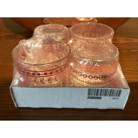 IKEA Vinterfint Discontinued Espresso Glass Cups Set of 4 Swedish Designs New