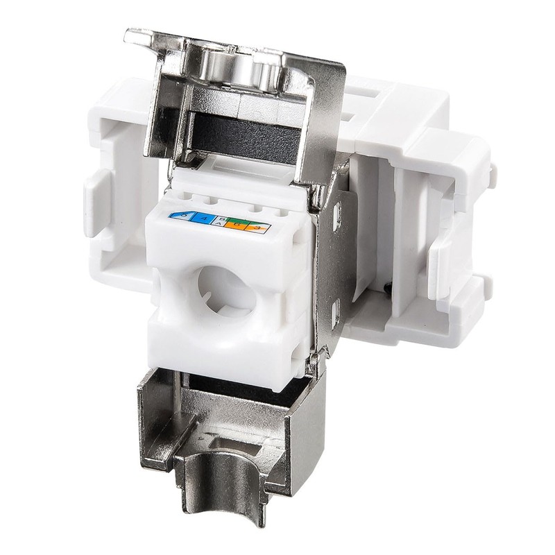 Sanwa Supply Keystone Jack CAT6A RJ-45 Shielded Jack JIS Compliant
