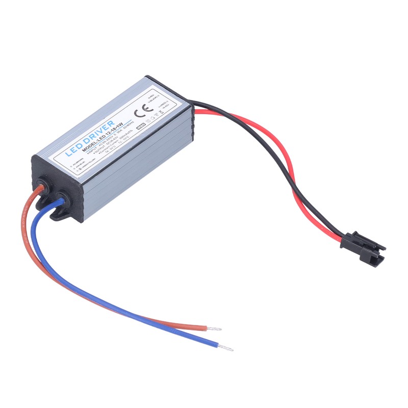 12‑18X1W 300mA LED Driver AC95‑265V/DC36‑63V Waterproof LED Power Driver for