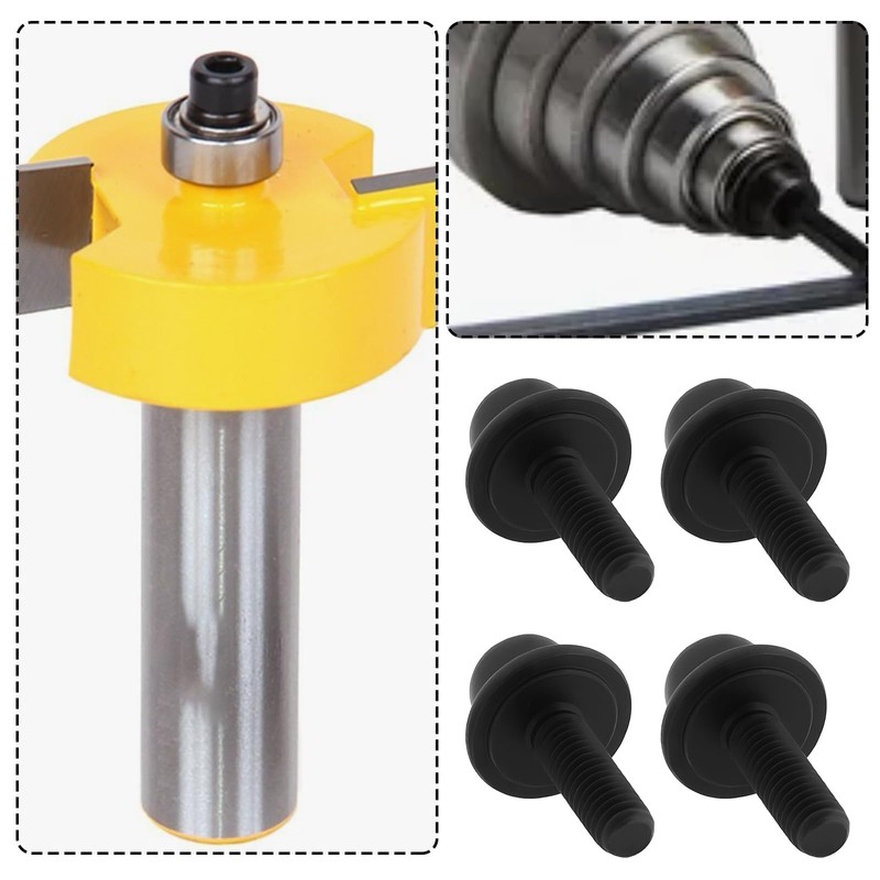Briny River 10 Pieces Guide Bearing for Cutter 3/16" x
