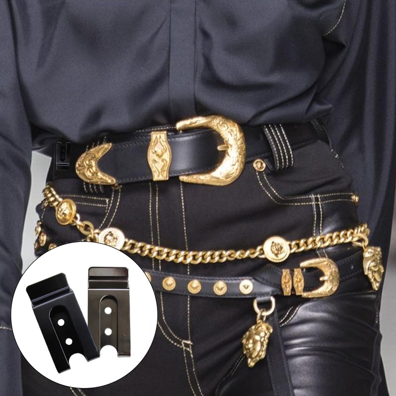 20 Pieces Metal Belt Clip Holster Sheath Belt Clip Clasp