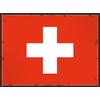 Ontrada Tin Sign 20 x 30 cm Curved Switzerland Flag