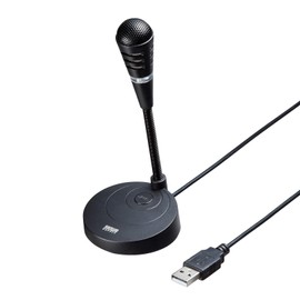 Sanwa Supply MM-MCU03BKN USB Microphone