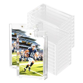 180 PT Magnetic Card Holder, 36ct One Magnetic Touch Card Holders for Trading Cards, U-V Thick Protection Sleeves Hard Plastic 180pt Cards Case for Baseball Football Basketball Sports Game