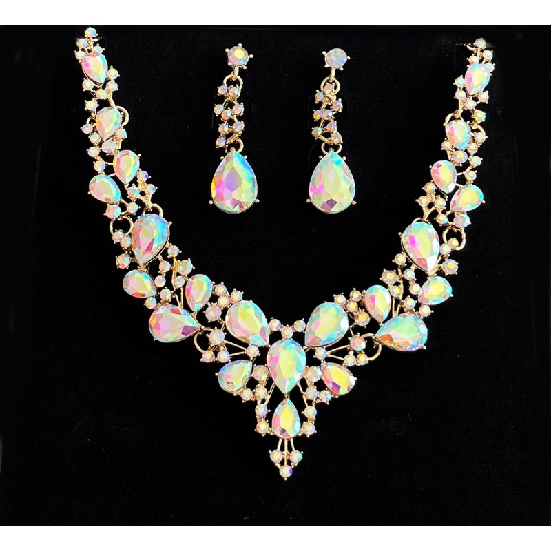J's select Women's Belly Dance Ballroom Dance Party Necklace Earrings