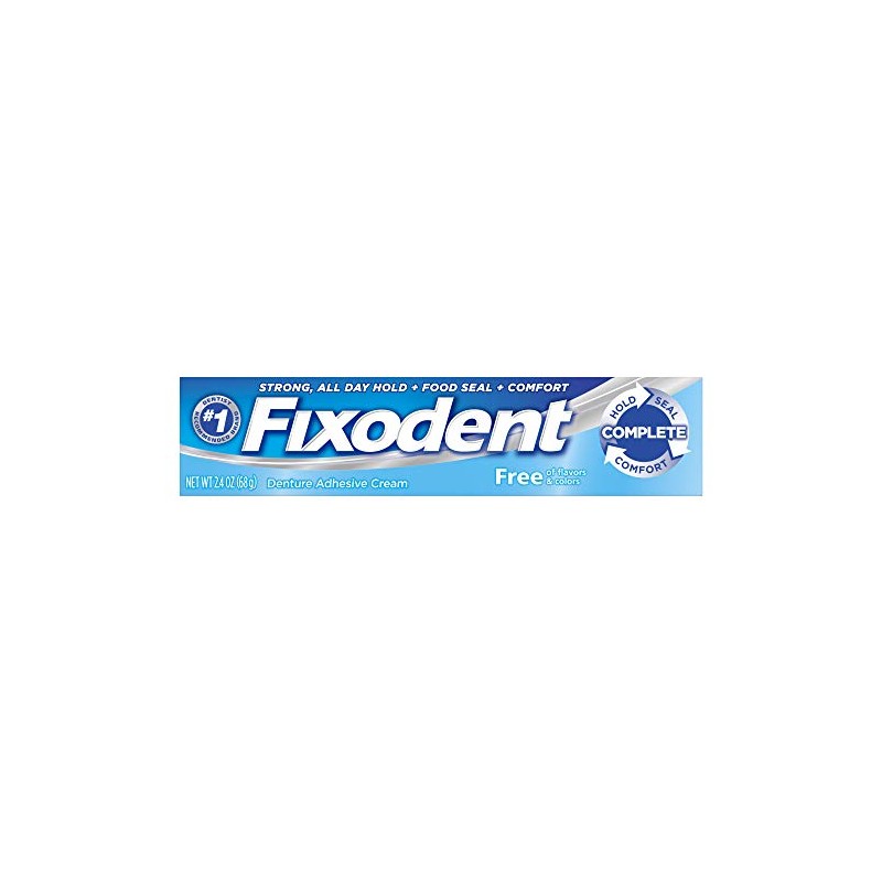 Fixodent Free Cream 2.4z, Strong All-Day Hold