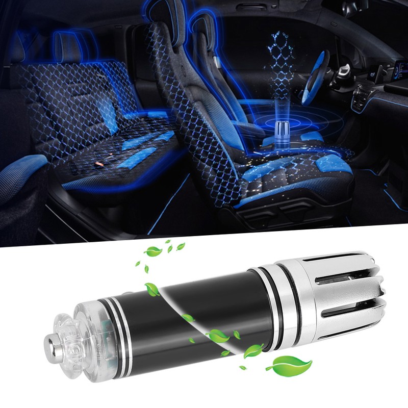 Auto Car Air Purifier Anion Oxygen Bar Cleaner 12V Black