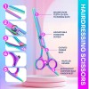 AULikY Hair Cutting Scissors Shears Kit, 6.7” Barber Scissors,Profe