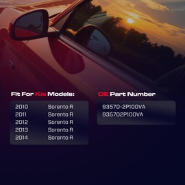 XIMAKA Front Left Driver Side Master Power Window Switch Compatible with KIA Sorento R SX LX EX 2010 2011 2012 2013 2014 Replace# 93570-2P100VA